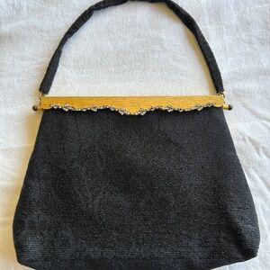 Vintage beaded purse, Oberon made in Paris
